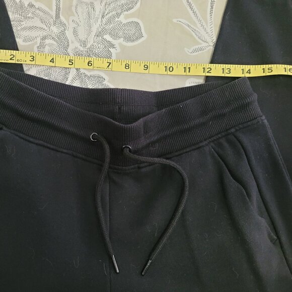 90 Degrees Black Joggers w/Elastic& Drawstring Waist Medium EUC - Picture 5 of 7
